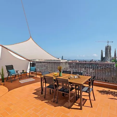 Tendency Apartments Sagrada Familia Penthouse Barcelona Buitenkant foto